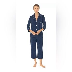Sz Medium Ralph Lauren Blue Pajama Set